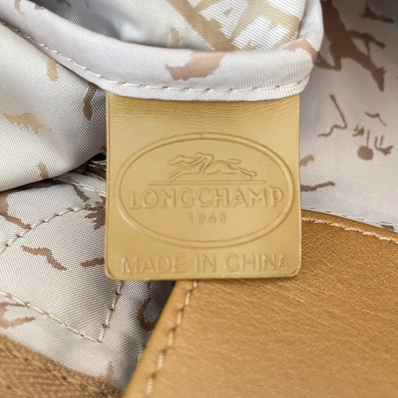 Longchamp Le Pliage Cuir Lambskin CUMIN small leather bag - Picture 14 of 16